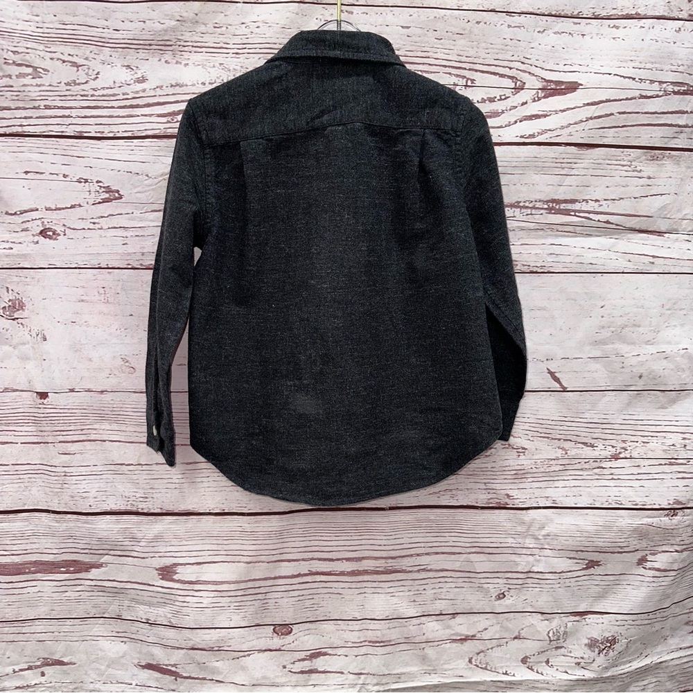 Polo Ralph Lauren Grey Button Down Shirt Size 4t - Picture 3 of 3
